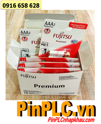 COMBO 1HỘP 20vỉ Pin Fujitsu Premium LR03 (2B) FP Alkaline 1.5v _Giá chỉ 349.000đ/Hộp